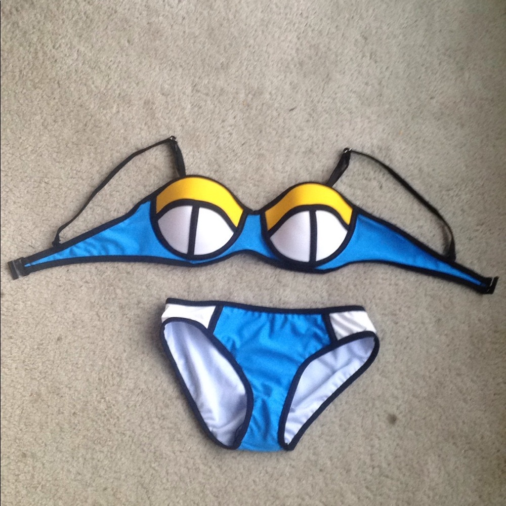 Color Block Padded Bikini